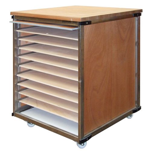 Trolley for the food industry - PARISIEN - Panimatic - stainless steel / with swivel casters