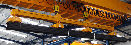 Electrically switched electro lifting magnet - Airpes - handling / battery