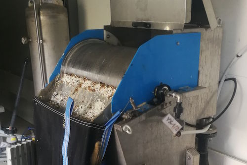 Wastewater treatment screening unit - FlotLife - rotary / for bulk materials / for wastewater