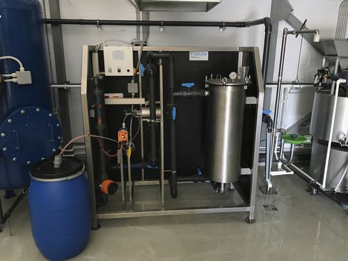 Process water purification unit - FlotLife - for wastewater / compact / UV