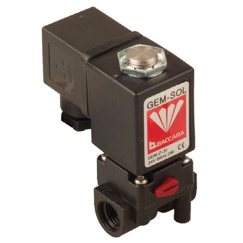 Chemical solenoid valve - GEM-C - BACCARA AUTOMATION - 2-way / NC / NO