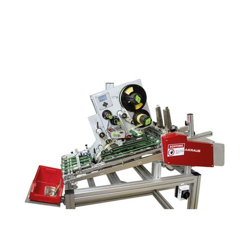 Automatic labeling machine - HSFeco - b+b Automations- und Steuerungstechnik GmbH