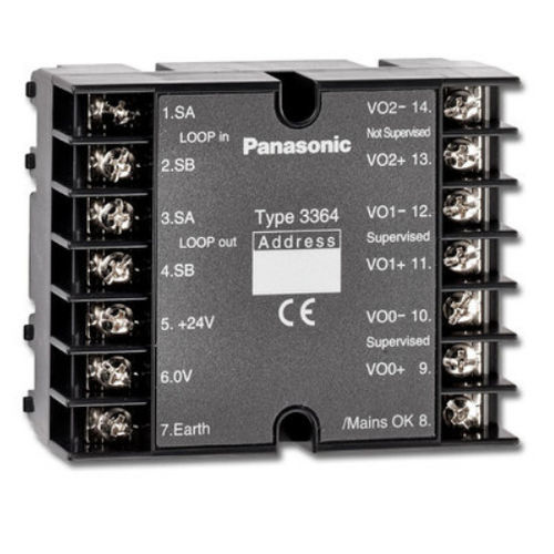 2-I/O I/O module - 3364 - Panasonic Fire & Security Europe AB - temperature / programmable / IP67