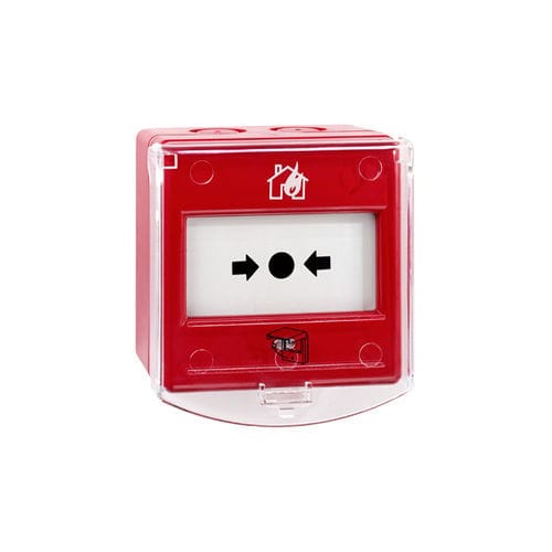 Addressable manual call point - 4439 - Panasonic Fire & Security Europe AB - with glass breaker