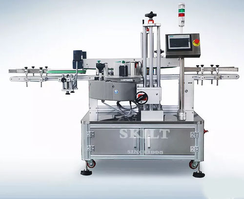 PLC-controlled labeling machine - BFM-ALS104 Series - skiltpack - carton / for self-adhesive labels