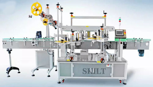 PLC-controlled labeling machine - DLM-PLM-A - skiltpack - for bottles / for self-adhesive labels