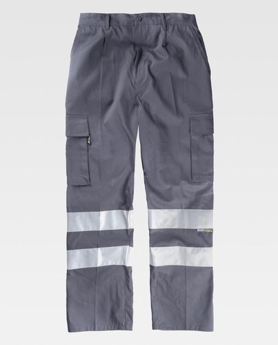 Work pants - B1447 series - WORKTEAM - cotton / unisex / blue