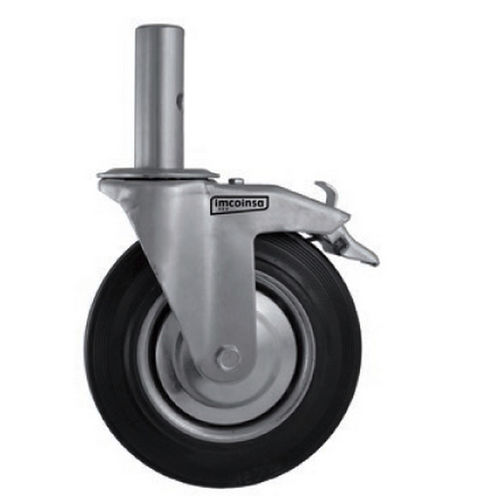 Swivel caster - 24 series - IMCOINSA - tube / with brake / nylon