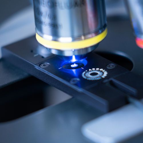 Calibration microscope slide ArgoPOWER LM V2 Argolight fluorescence