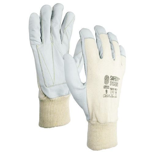 Handling safety gloves - GT533 - Lanzi Srl | Safety Systems - mechanical protection / heat-resistant / full-grain leather