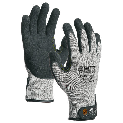 Handling safety gloves - GDY437V - Lanzi Srl | Safety Systems - anti-cut / abrasion-resistant / nitrile