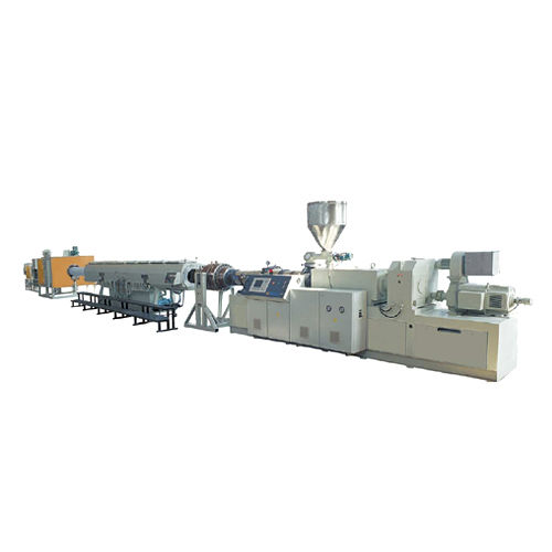 PLC-controlled extrusion line - GWC - China GWELL Machinery CO.,LTD - for pipes / for PVC
