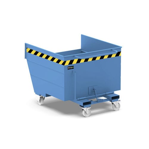 Forklift self-dumping hopper - LT1350 series - Ricomi srl - for waste / lifting / for scrap