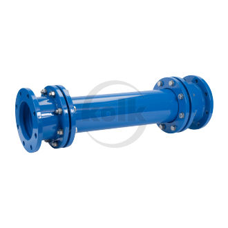 Steel pipe expansion joint - RG series - Kolk B.V. - round / flange / radial