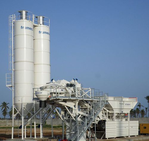 Mobile concrete batching plant - ECA series  - Frumecar