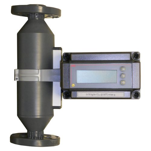 Variable-area flow meter - TX500 series - MPB INDUSTRIES - volume / PVC / 4-20 mA