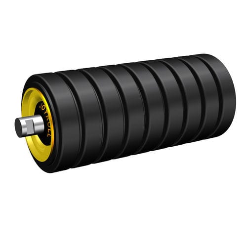 Slip-on conveyor roller - Hebei Joyroll Conveyor Machinery Co., Ltd. - metal / for heavy loads / abrasion-resistant