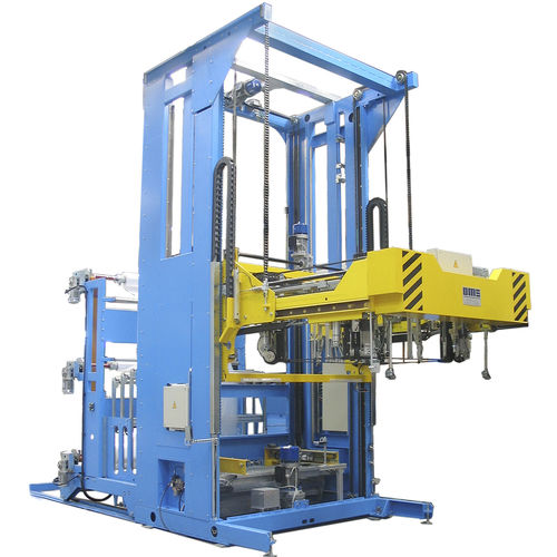 Stretch film hooding machine - IS43 - OFFICINA MECCANICA SESTESE S.p.A. - automatic / bag / for building materials
