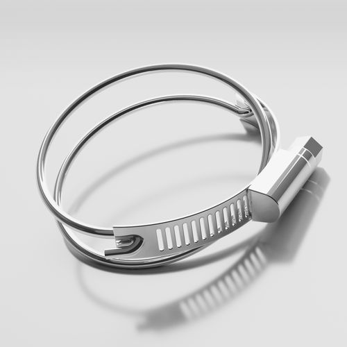 Stainless steel hose clamp - Master-Grip Double Wire Clamp, screw-fitting - Masterduct Brasil - screw