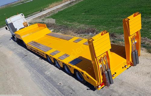 Platform trailer - EOW - gooseneck / construction / single-axle
