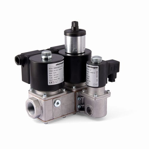 Multiple solenoid valve - VMM - Elettromeccanica Delta S.p.A. - direct-operated / 2-way / for gas