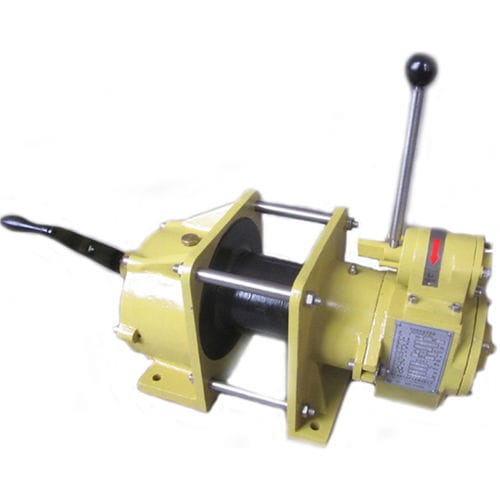 Air-operated winch - JQYS-3X20 - Yantai Weichi Petro Mine Machinery Co., Ltd - wire rope / hoisting / rotary drum