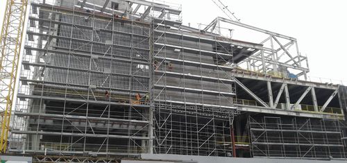 Fixed scaffolding tower - Scafset Ringlock - URTIM