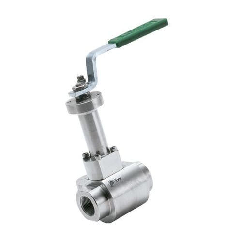 Floating ball valve - AP20P - KTN - lever / threaded / with extended stem