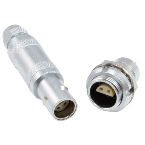 Data connector - S series - JPC Connectivity - electrical power supply / circular / push-pull