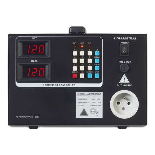 Tabletop power supply - AC250K1D-S - Diametral a.s. - AC/AC / stabilized / laboratory