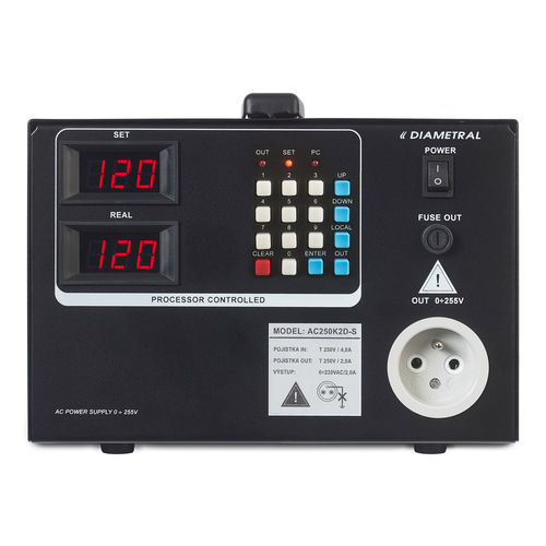 AC/AC power supply AC250K2DS Diametral a.s. stabilized