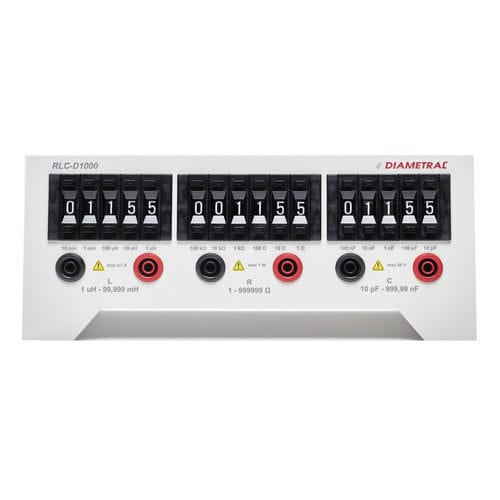 Capacitance decade box - RLC-D1000 - Diametral a.s. - for resistance
