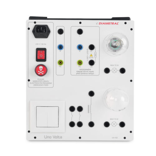 Electrical installation demonstration board - UV-102 - Diametral a.s.