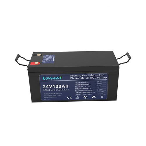 LiFePO4 battery - LFP24100-A - Shenzhen Consnant Technology Co., Ltd. - rectangular / 24 V / for UPS