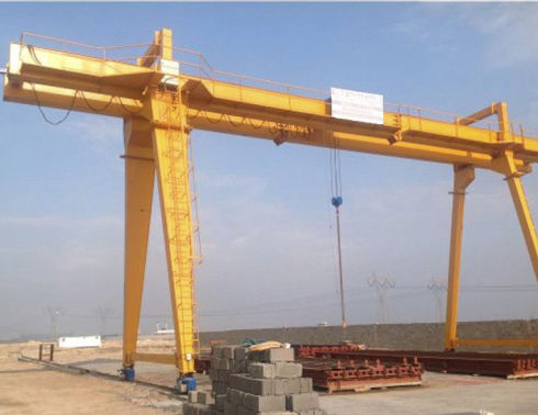 Double-girder gantry crane - Alexandria Crane Systems - rail-mounted