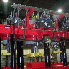 Hydraulic press line - DMP1000/03/R - Tech Euroengineering - for molding / blanking / automatic