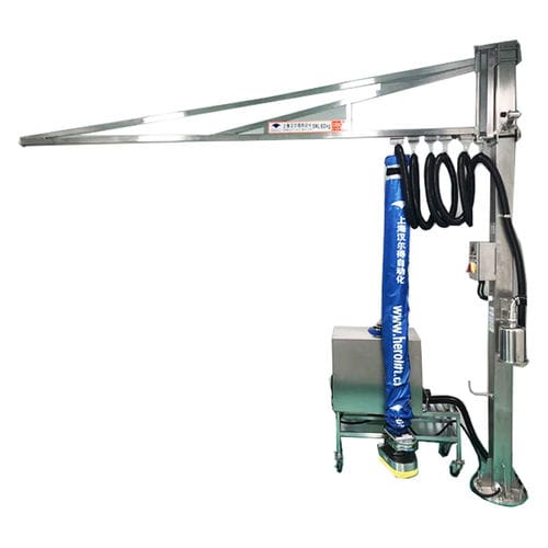Column type lifting device - VEL230-2.5-Std - Herolift - vacuum tube / mobile / bag