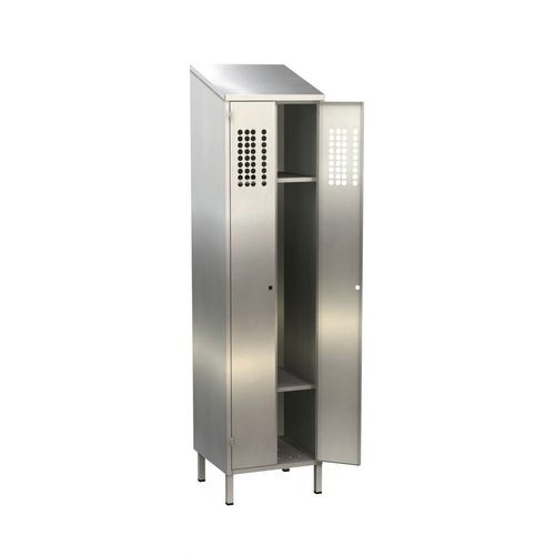 Industrial locker - 54833 series - Brökelmann Geräte- und Anlagenbau - stainless steel / ventilated