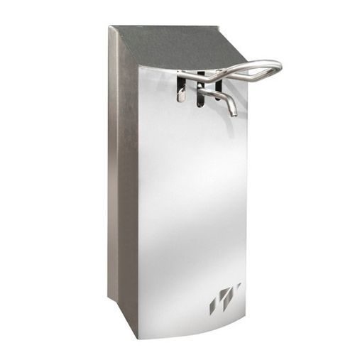 Soap dispenser - 53410A2-001 - Brökelmann Geräte- und Anlagenbau - manual / stainless steel / wall-mounted