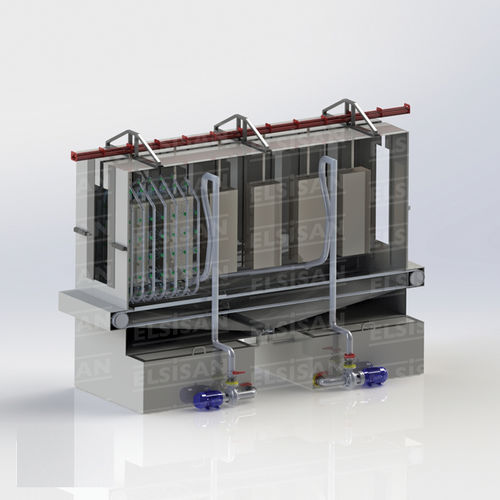 Chamber surface pre-treatment line - Elsisan - automatic