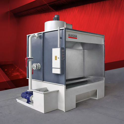 Open spray booth - YBM Series - Elsisan - water / wet paint