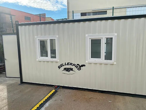 Closed circuit paint booth - SELLERPRO COMPANY - for vehicles / filter / with horizontal ventilation