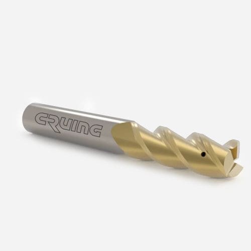 Solid carbide milling cutter - AM15 series - Cruing Italy srl - finishing / for aluminum / cutting