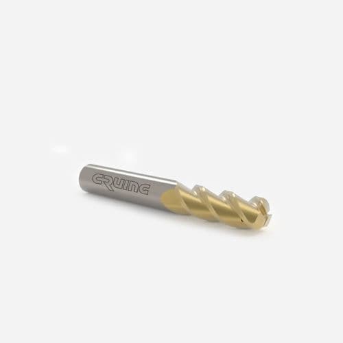 Toroidal milling cutter - AM250 series - Cruing Italy srl - solid carbide / slot / for aluminum