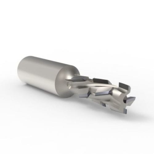 Solid milling cutter - MACH 2.3 AEH2 - Cruing Italy srl - with cylindrical shank / for CNC machines / 4-flute