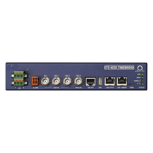 PTP clock - DTS 4020.timebridge - MOBATIME Swiss Time Systems - synchronized / IEEE 1588 / slave