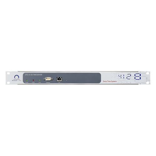 NTP time server - DTS 4128 - MOBATIME Swiss Time Systems - GPS / 24VDC / rack-mount