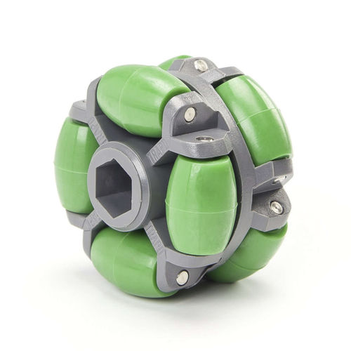 Omnidirectional wheel type roller - ARG series - ROS Rollentechnik GmbH - conveying / handling / polyurethane