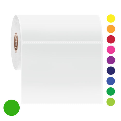Printable label - ZTPL Series - GA International - IndustriTAG - barcode / adhesive / coated