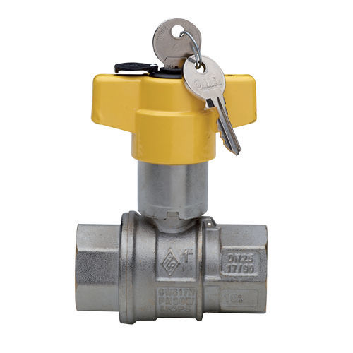 Ball valve - 9646 series - Rubinetterie Bresciane - manual / for gas / female-female